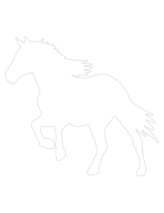 Horse Running Kids Coloring Pages Pdf, Free Vectors File